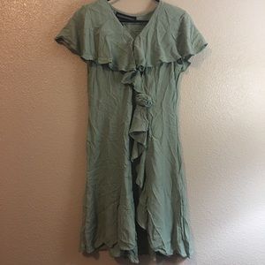 Vintage sage dress